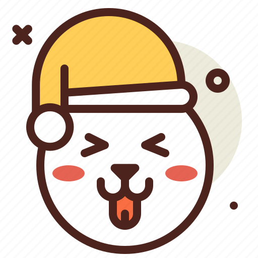 Animal, tongue, christmas, xmas, holiday, emoji icon - Download on Iconfinder