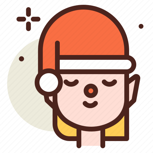 Elf, female, christmas, xmas, holiday, emoji icon - Download on Iconfinder