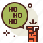 hohoho, christmas, xmas, holiday, emoji 