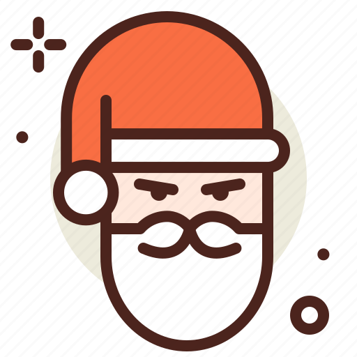 Santa, angry, christmas, xmas, holiday, emoji icon - Download on Iconfinder