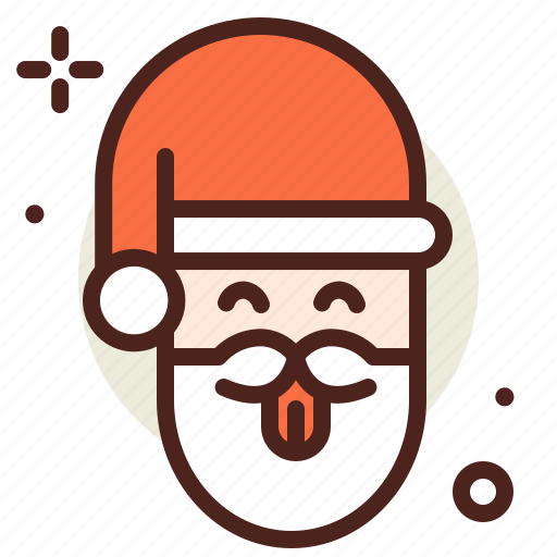 Santa, tongue, christmas, xmas, holiday, emoji icon - Download on Iconfinder