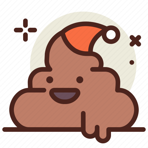 Shit, happy, christmas, xmas, holiday, emoji icon - Download on Iconfinder