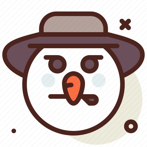 Snowman, angry, christmas, xmas, holiday, emoji icon - Download on Iconfinder