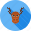 animal, decoration, home decoration, hornes, moose, xmas, christmas decoration 