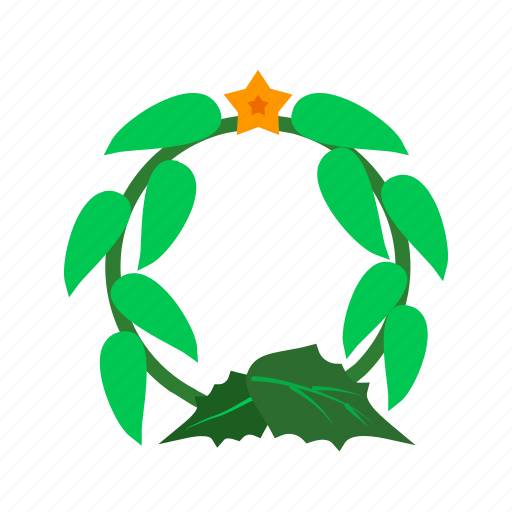 Crown, decoration, greetings, leaves, xmas decoration, wreath icon - Download on Iconfinder