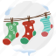 christmas, snow, sock, connection, decoration, gift, stockings 