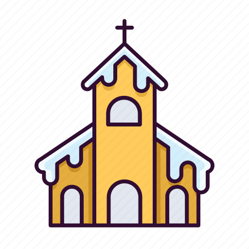 Building, christmas, church, pray, winter, xmas icon - Download on Iconfinder