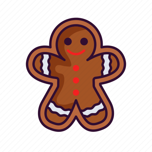 Chocolate, christmas, cookie, gingerbeard, man icon - Download on Iconfinder