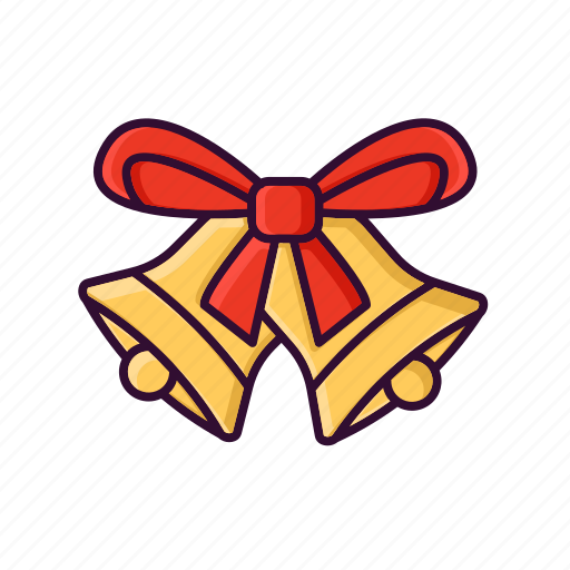 Bell, celebration, christmas, ribbon, xmas icon - Download on Iconfinder