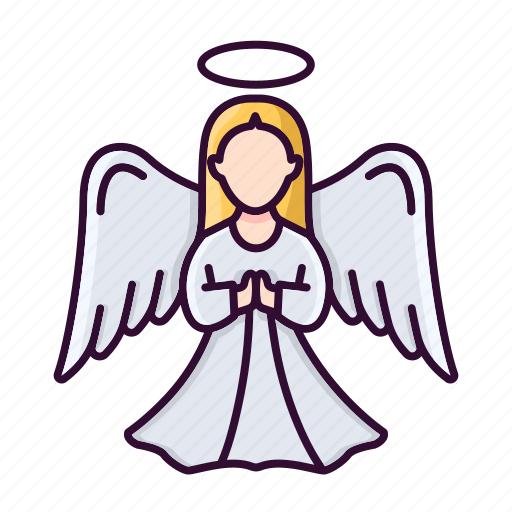 Angel, christmas, pray, wings icon - Download on Iconfinder