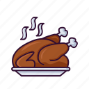 chicken, christmas, food, roast, turkey, winter, xmas