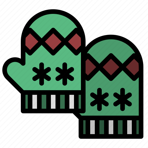 Christmas, mitten, accessory, clothes, fashion, winter icon - Download on Iconfinder