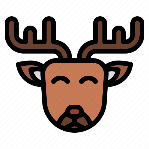 Christmas, reindeer, animal, deer, wildlife icon - Download on Iconfinder