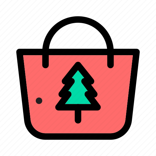 Bag, christmas, sale, shopping, snow, tree, x-mas icon - Download on Iconfinder