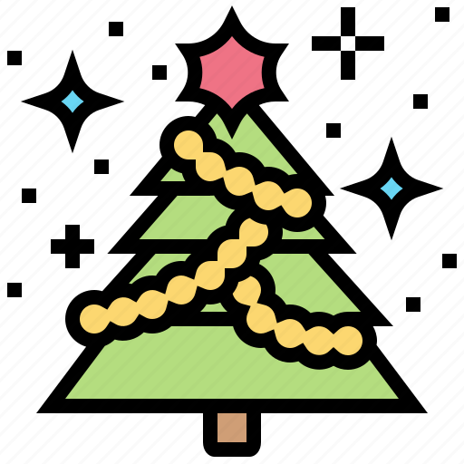 Christmas, decoration, festival, star, tree icon - Download on Iconfinder