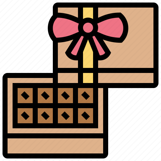 Box, chocolate, gift, holiday, present icon - Download on Iconfinder
