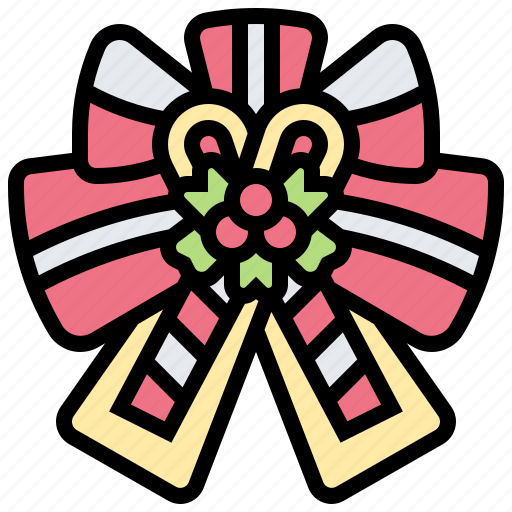 Bow, decoration, gift, pretty, ribbon icon - Download on Iconfinder
