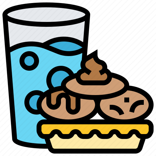 Cookies, milk, snack, sugar, treat icon - Download on Iconfinder