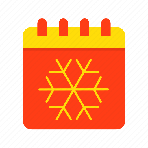 Calender, snowflake, snow, holiday icon - Download on Iconfinder