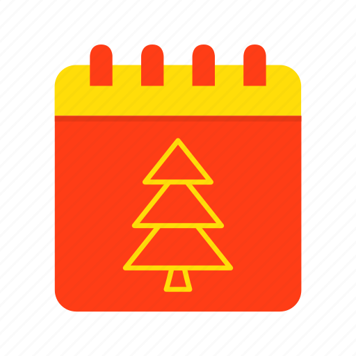 Calender, tree, xmas, christmas icon - Download on Iconfinder