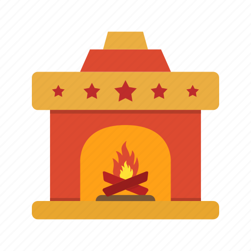 Fireplace, winter, holiday, xmas icon - Download on Iconfinder