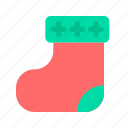 christmas, decoration, gift, present, sock, stocking, x-mas