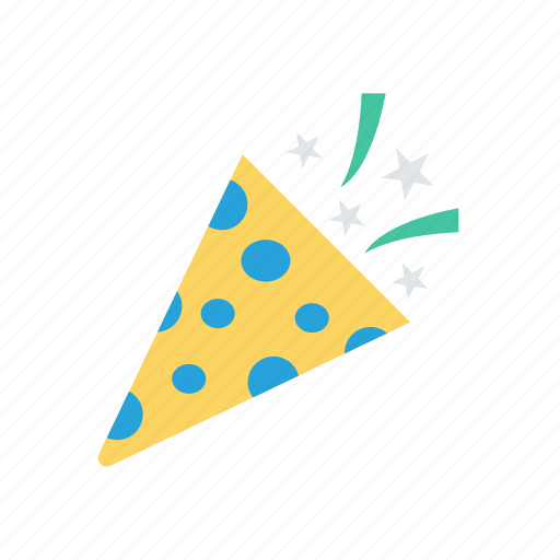 Cone, confetti, party, popper icon - Download on Iconfinder