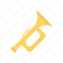 instrument, music, party, trumpet 