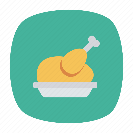 Chicken, leg, meat, piece icon - Download on Iconfinder