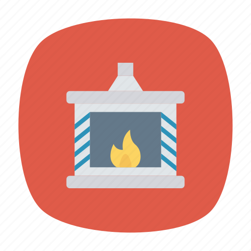Chimney, fire, house, winter icon - Download on Iconfinder