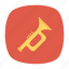 instrument, music, party, trumpet 