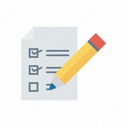 Checklist, document, page, pencil icon - Download on Iconfinder