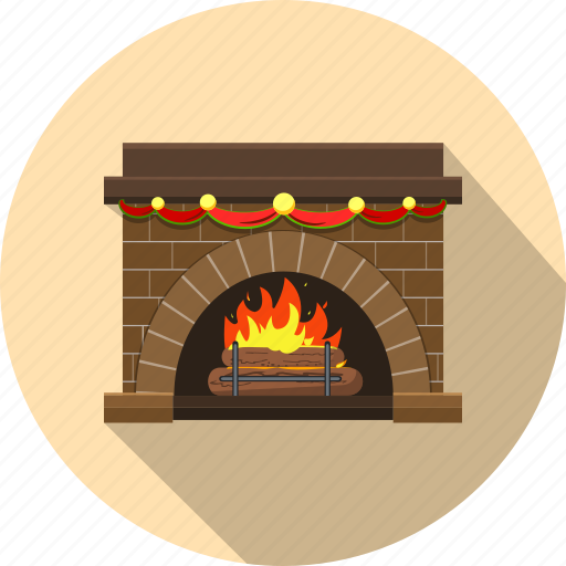 Chimney, fireplace, hearth, home, wood icon - Download on Iconfinder