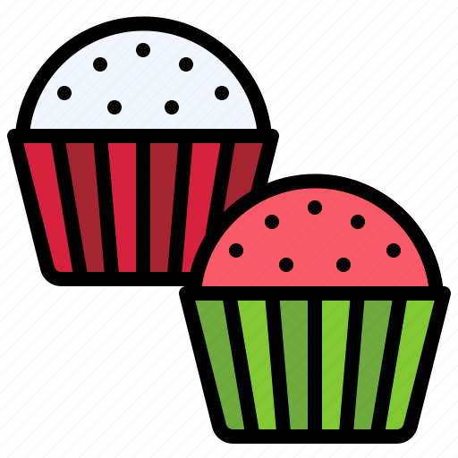 Christmas, food, cupcake, bakery icon - Download on Iconfinder