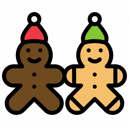 Christmas, food, gingerbread man, biscuits, cookies icon - Download on Iconfinder