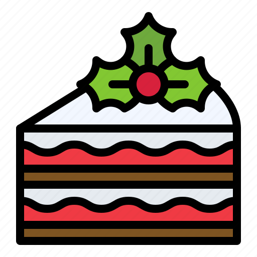 Christmas, food, devils cake, layer cake, xmas icon - Download on Iconfinder
