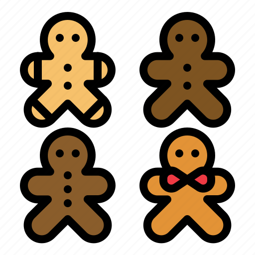 Christmas, food, gingerbread man, xmas, cookies icon - Download on Iconfinder