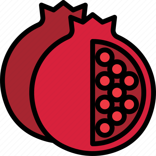 Christmas, food, pomegranate, fruit icon - Download on Iconfinder