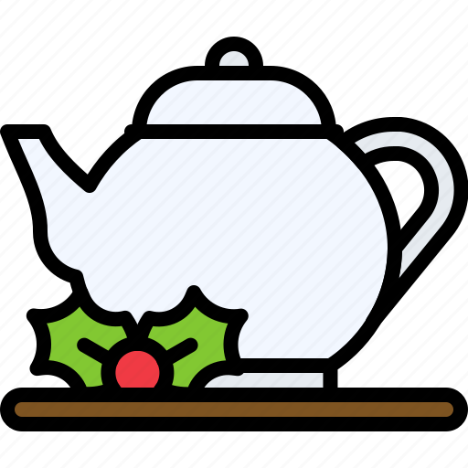 Christmas, food, hot tea, tea pot, xmas icon - Download on Iconfinder
