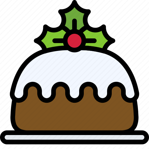 Christmas, food, pudding, sweets, xmas, cake icon - Download on Iconfinder