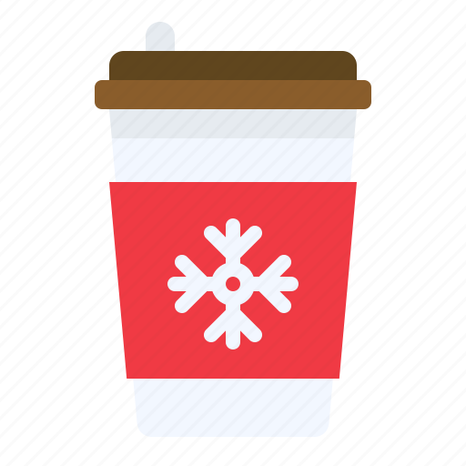 Christmas, food, coffee, cocoa, drink, take home, take away icon - Download on Iconfinder