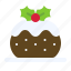christmas, food, xmas, donut, cake, pudding 