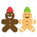 christmas, food, gingerbread man, holiday, winter, xmas