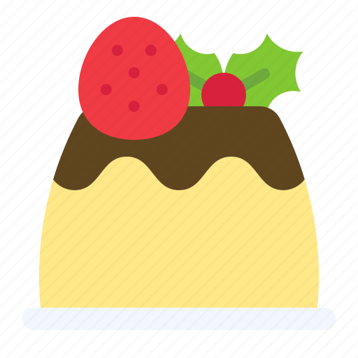 Christmas, food, jelly, pudding, strawberry, xmas icon - Download on Iconfinder