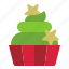 christmas, food, cupcakes, xmas, cake 
