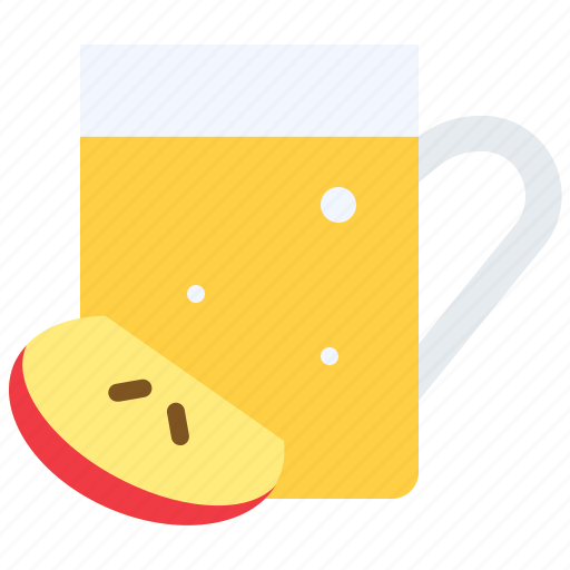 Christmas, food, apple cider, juice, healthy, glass, drink icon - Download on Iconfinder