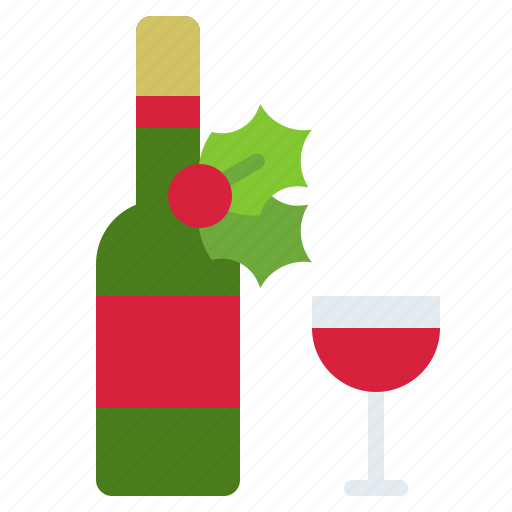 Christmas, food, wine, champagne, alcohol, celebrate, glass icon - Download on Iconfinder