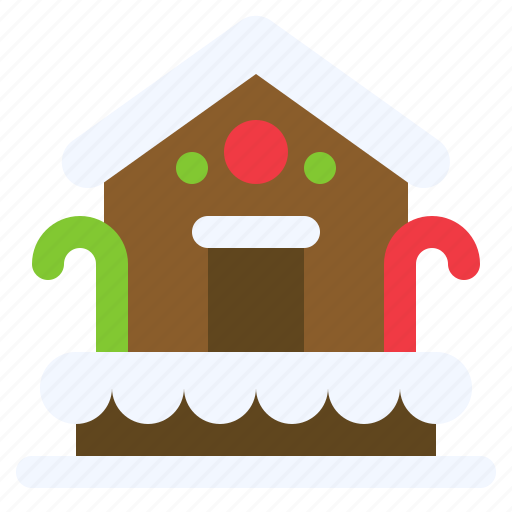 Christmas, food, gingerbread house, cake, bakery, xmas icon - Download on Iconfinder