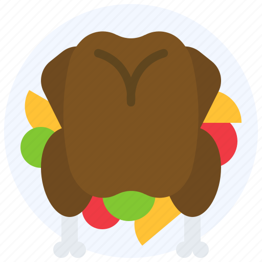 Christmas, food, roasted chicken, turkey, grilled, cooking icon - Download on Iconfinder