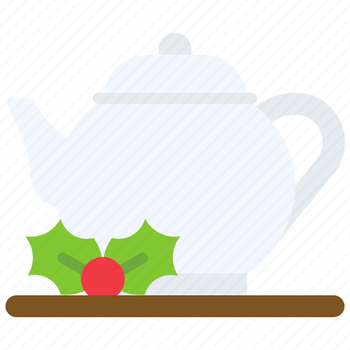 Christmas, food, tea, xmas, tea pot icon - Download on Iconfinder